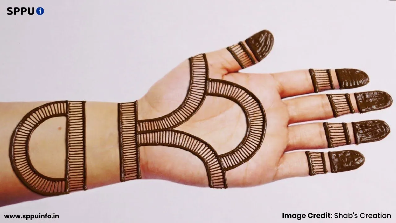 Simple Mehndi Design Arabic