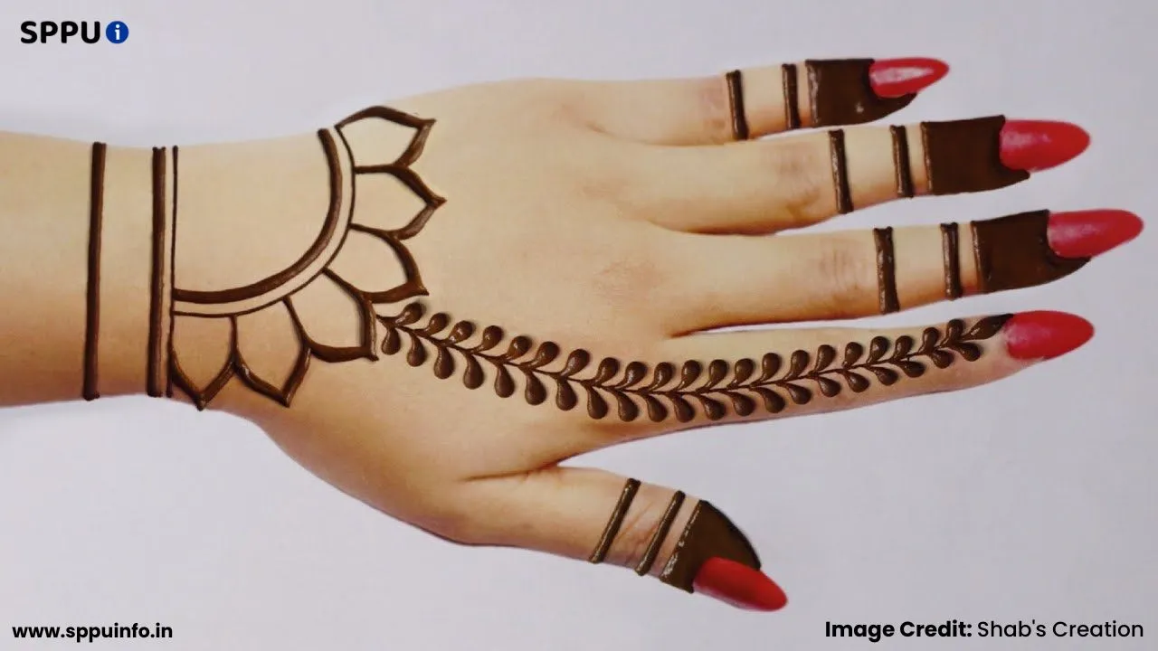 mehndi design full hand simple