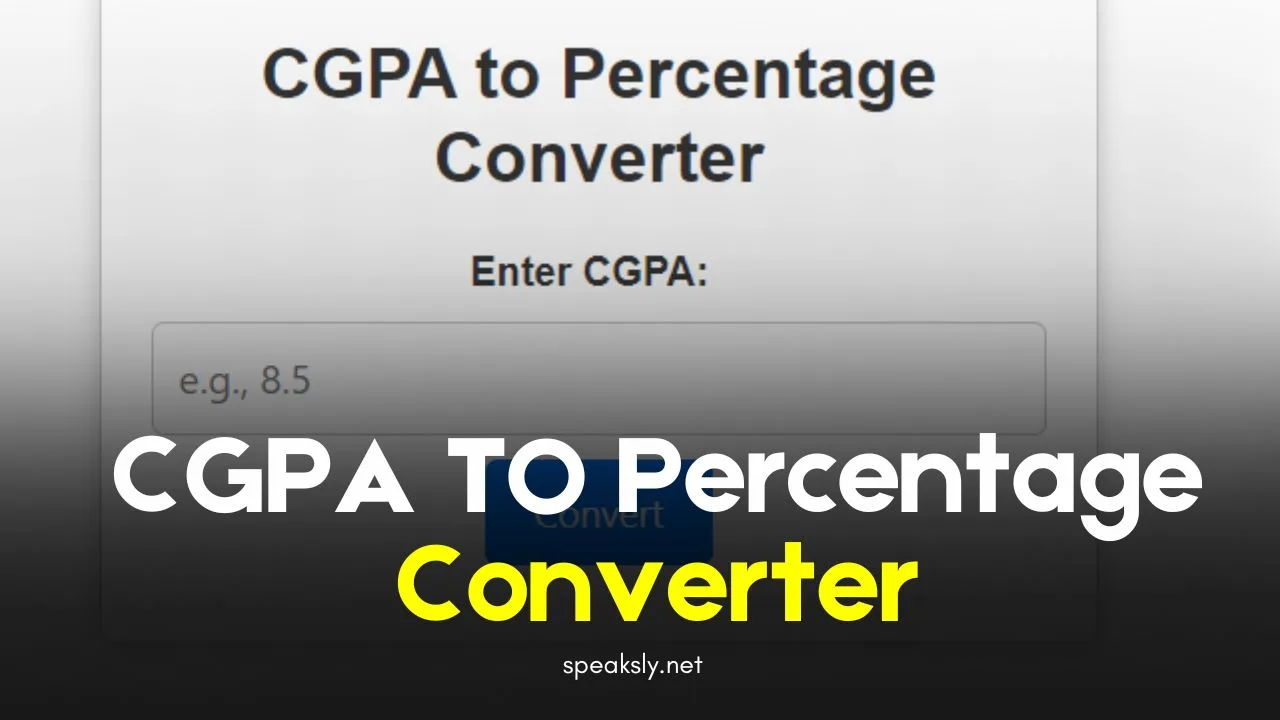 cgpa to percentage converter sppu