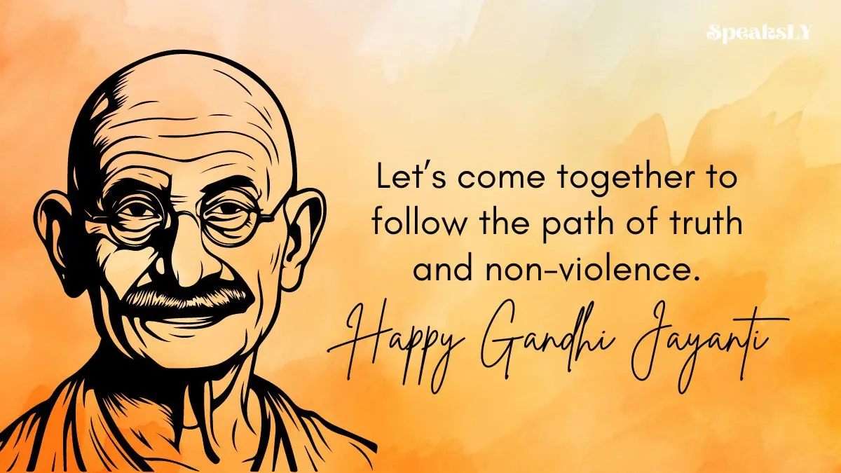 Gandhi Jayanti Wishes Images