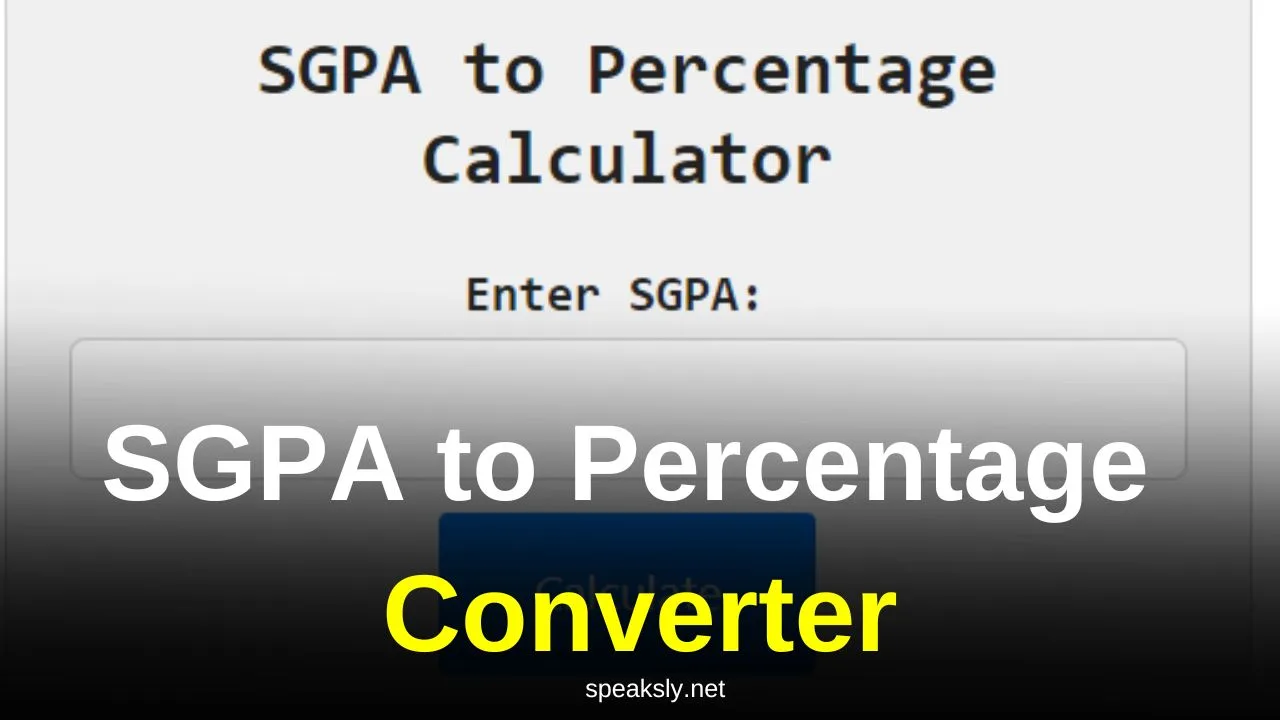 SGPA To Percentage SPPU: SPPU SGPA To Percentage Converter Pune University