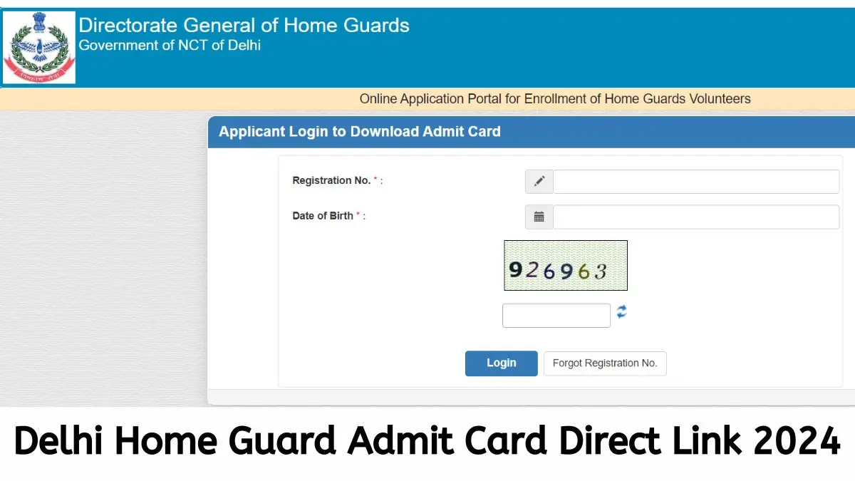 Delhi Home Guard Admit Card 2024 OUT: Download Now – Direct Link Here