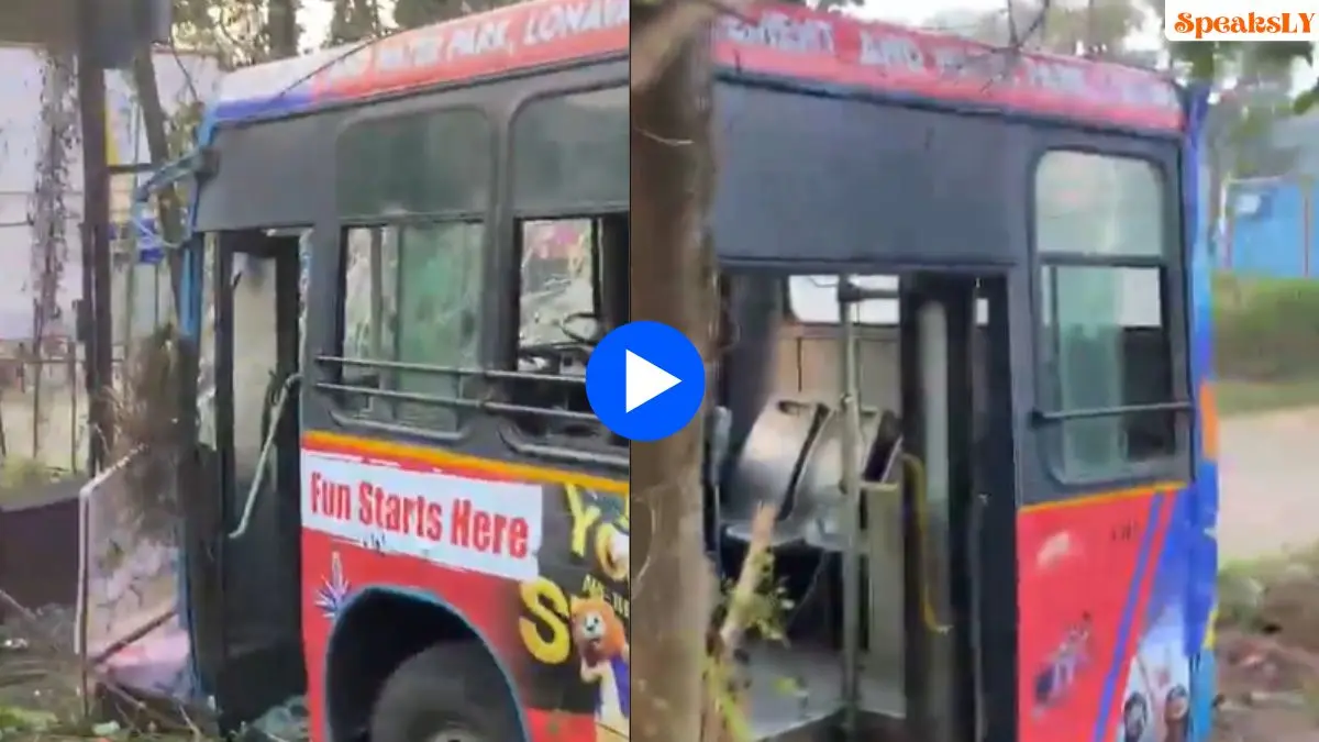 Pune Accident News: PMPML Bus Loses Brakes, Narrowly Avoids Major Tragedy