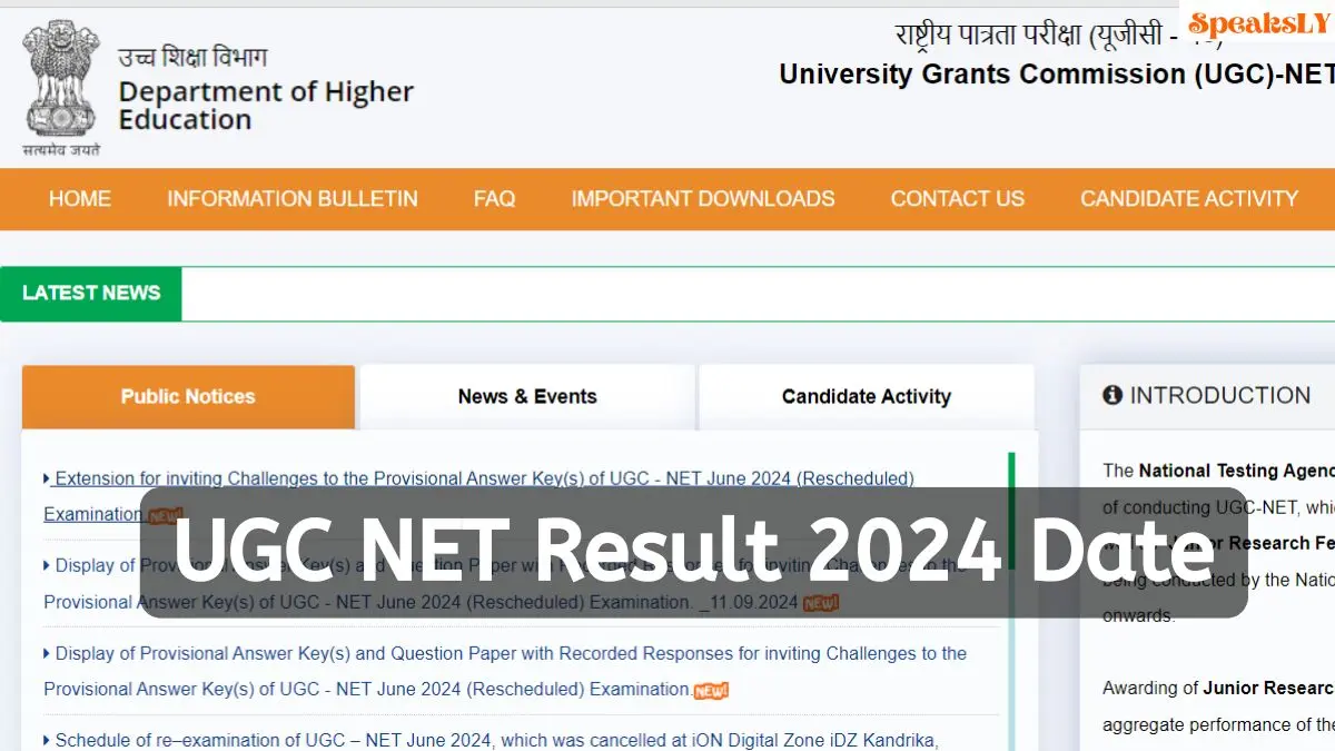 UGC NET Result 2024 Date: Latest Updates and How to Check the Results