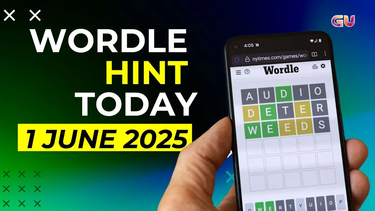Wordle hints today 1 june 2025